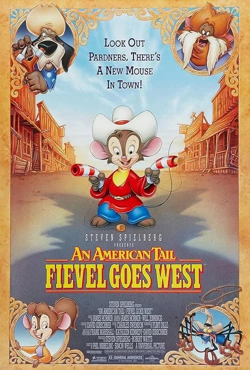 An American Tail: Fievel Goes West film posteri
