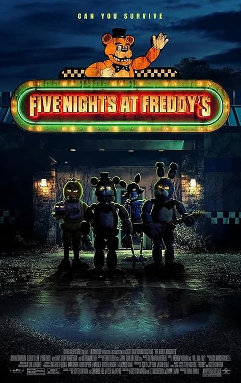 Five Nights at Freddy's film posteri